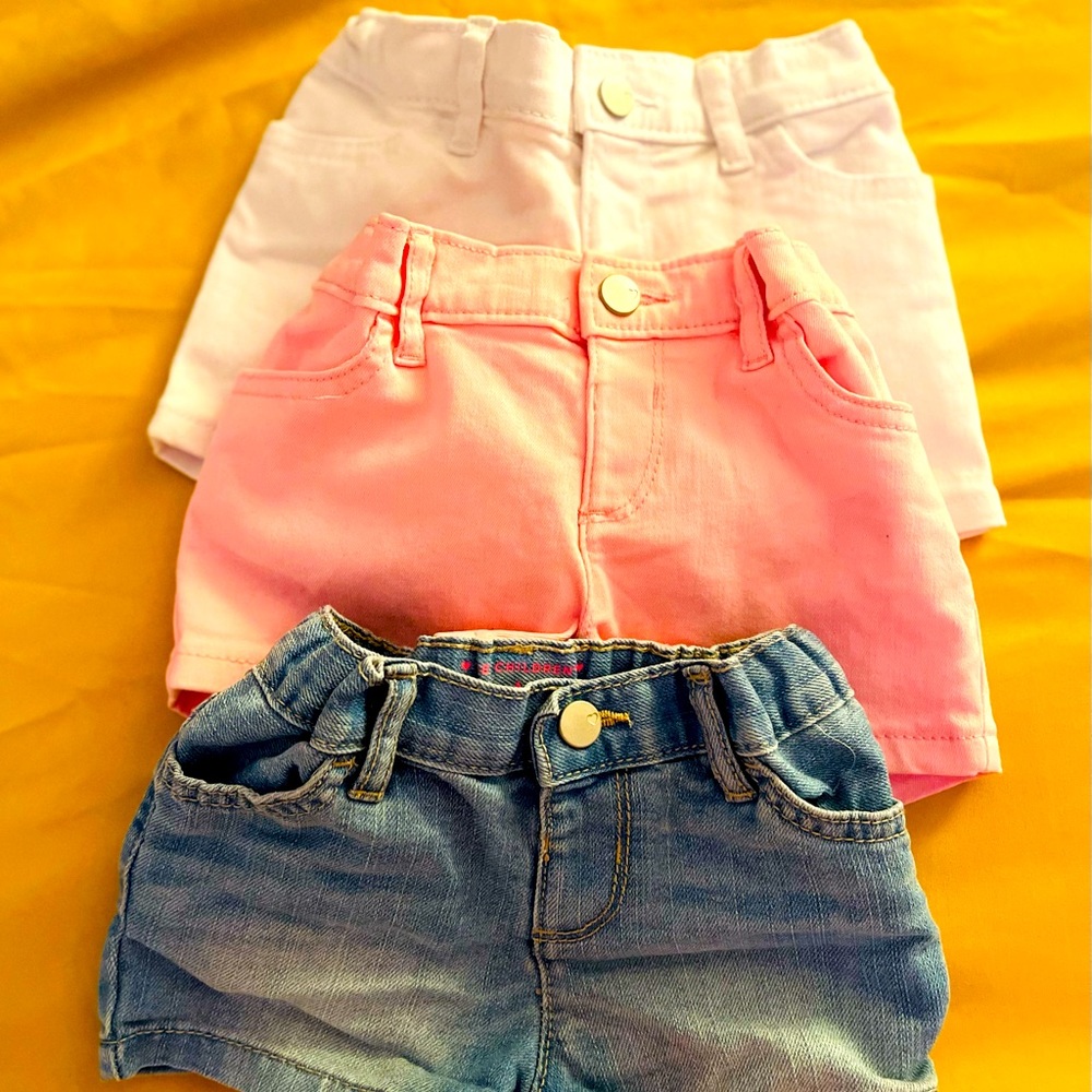 Denim toddler shorts size 18-24 months